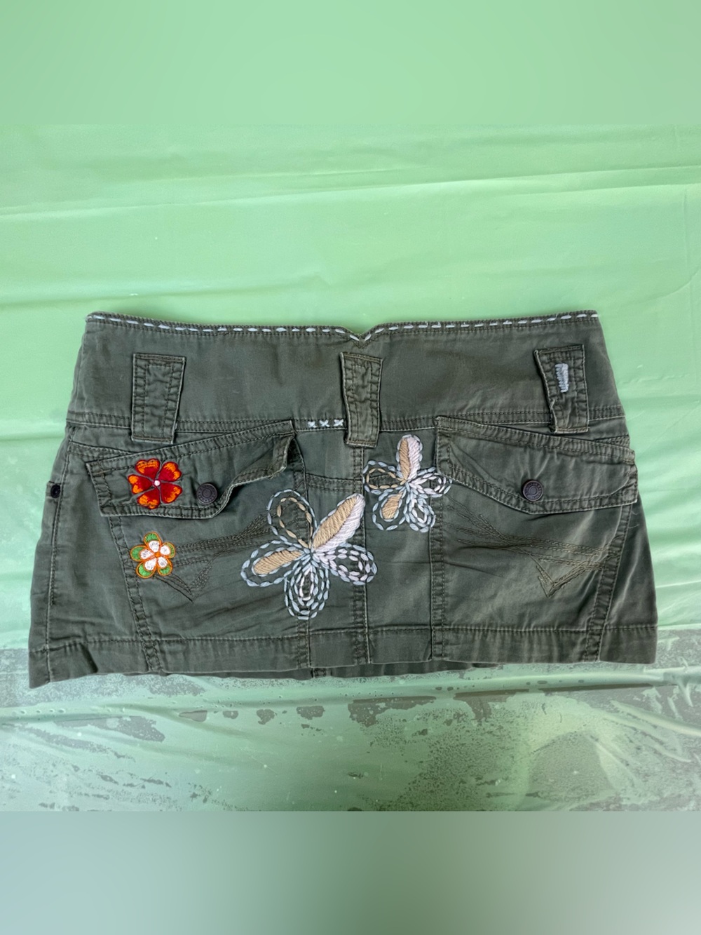 Y2K MICRO MINI LOW RISE SKIRT SIZE S JUNIORS